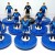 Subbuteo Andrew Table Soccer TSG Hoffenheim 2016-17 on Classic Hasbro bases
